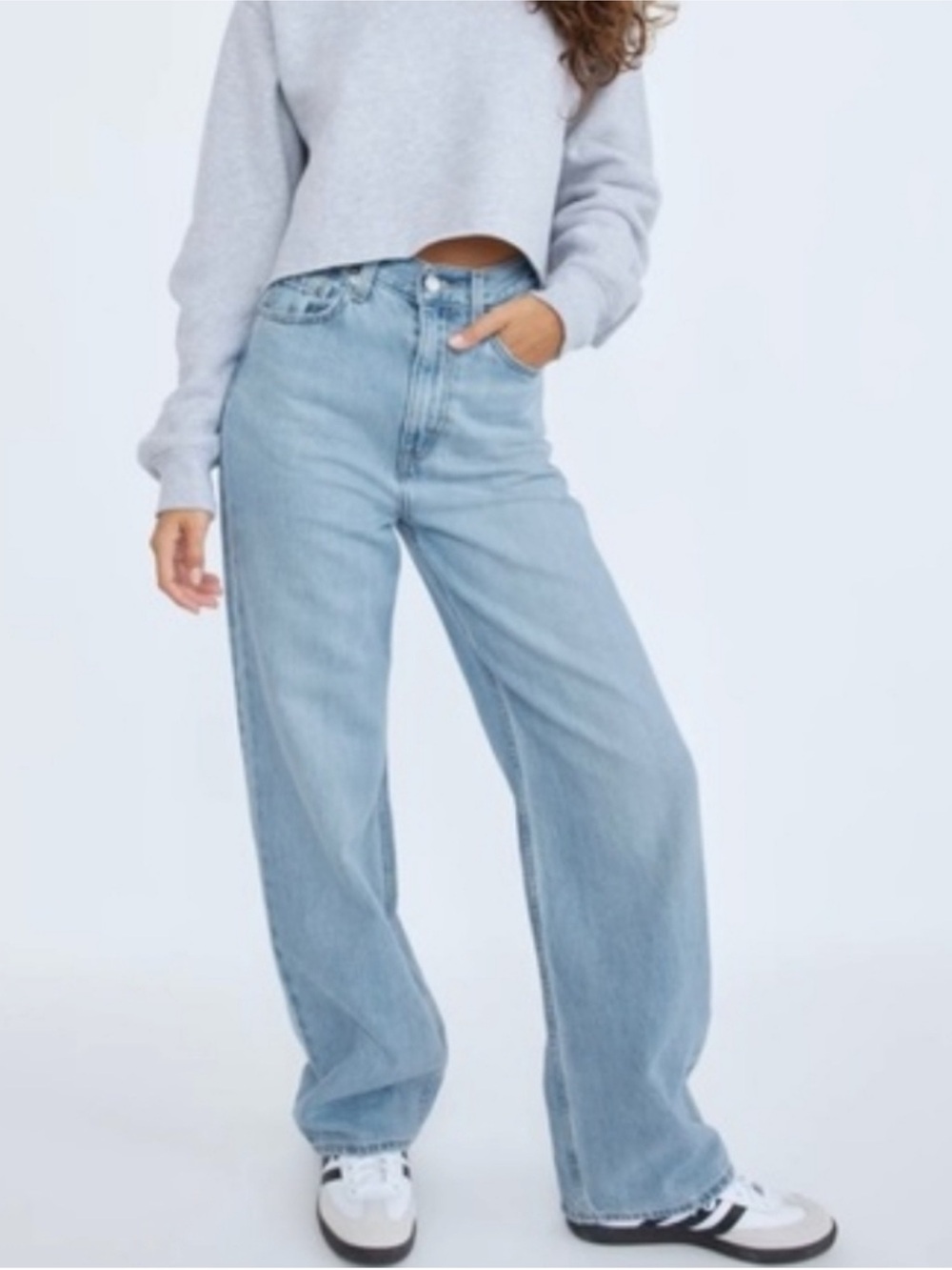 BOGO! Levi's High Loose Premium Denim Jeans in Full Circle Wash Size 26 - Picture 12 of 12